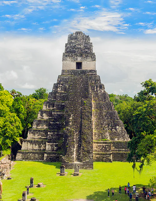 Temppeli Tikalissa, Guatemalassa