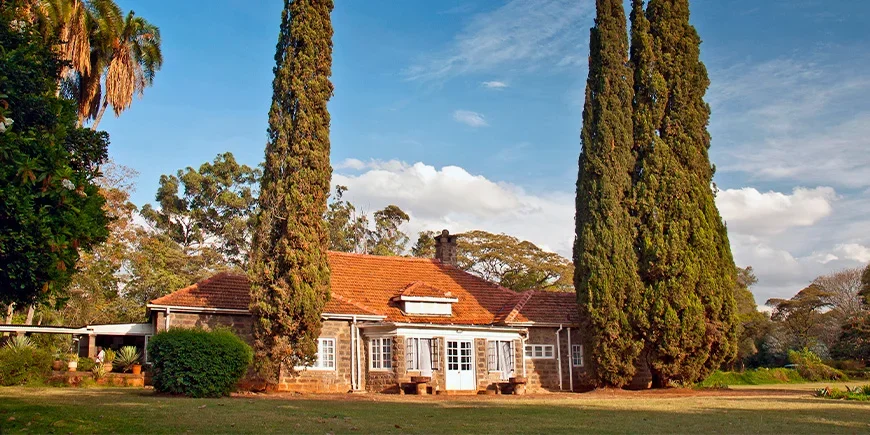 Karen Blixen -museo Nairobissa aurinkoisena päivänä