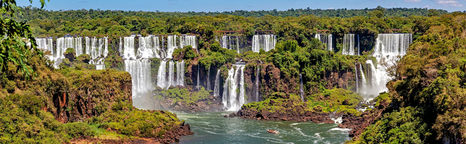 Iguassun putoukset Argentiinan ja Brasilian rajalla