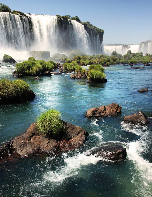 Iguassun putoukset Brasilian puolelta