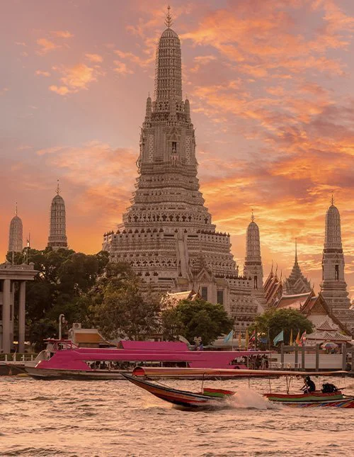 Kaunein näköalapaikka: Wat Arun Bangkokissa, Thaimaassa