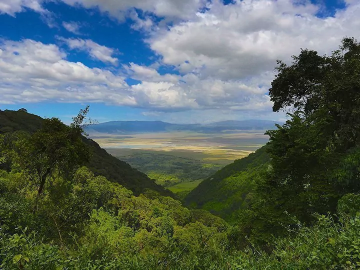 Serengetin ja Ngorongoron safari & rantaloma Sansibarilla