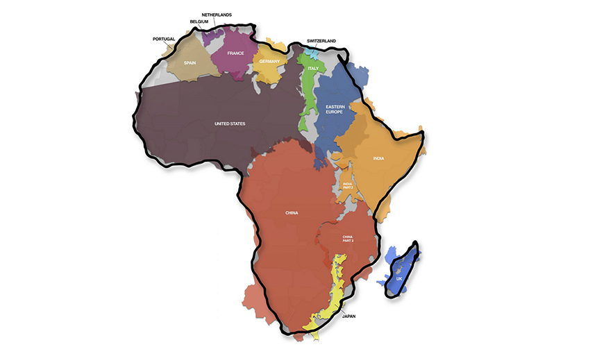 True Size of Africa