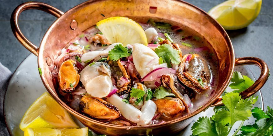 Ceviche in a bowl