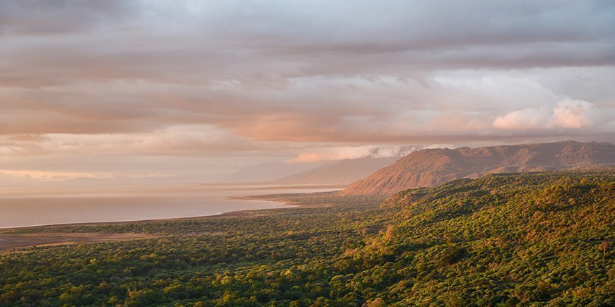 Näköala Manyara-järvelle 