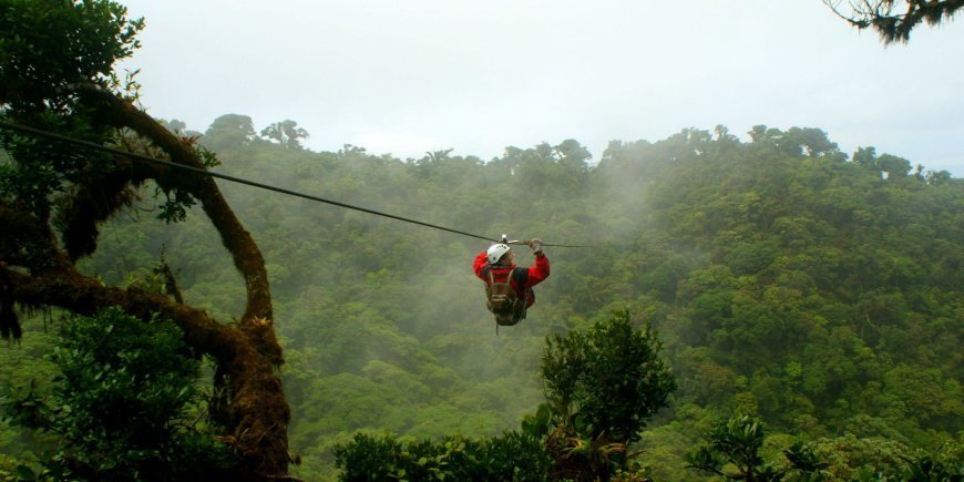  Zipliningia Monteverdessä Costa Ricassa