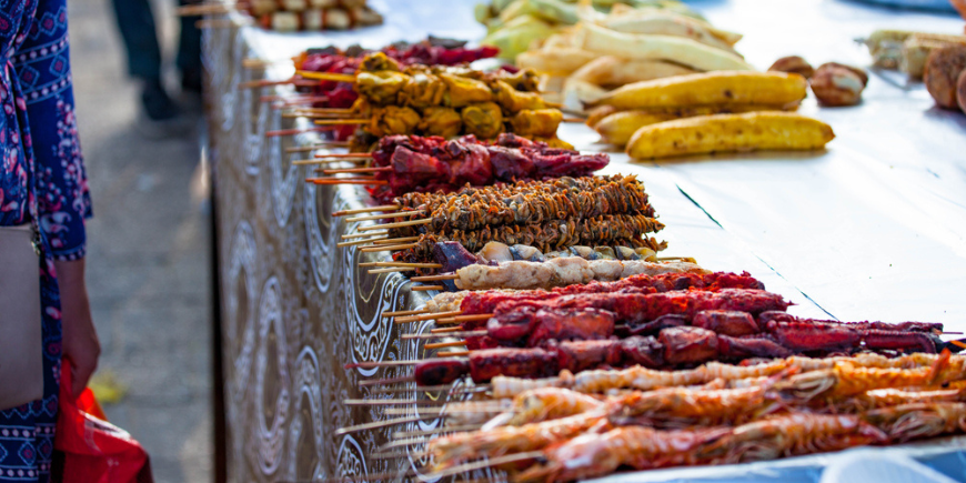 Forodhanin streetfood-tori Stone Townissa