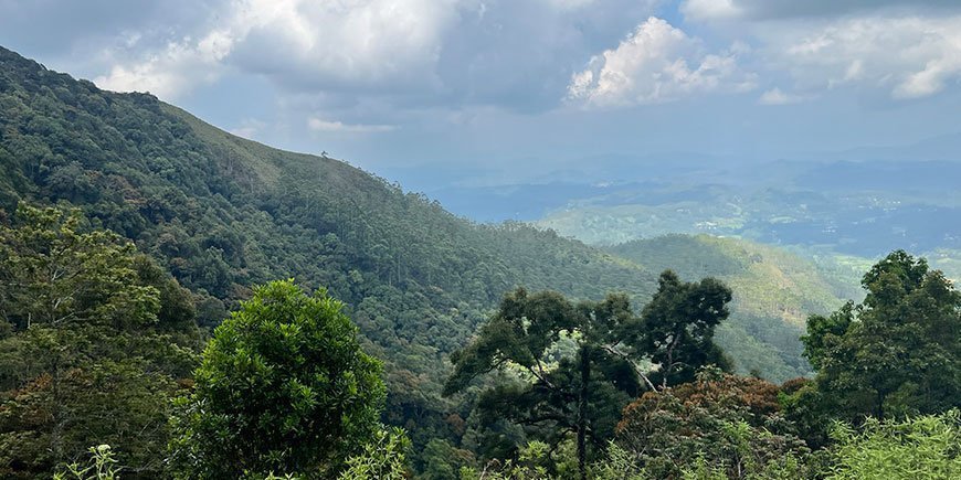 Kaunis näköala Sri Lankassa