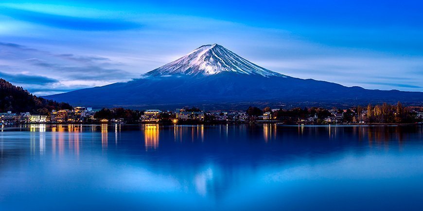 Näkymä Fuji-vuorelle Shojikossa