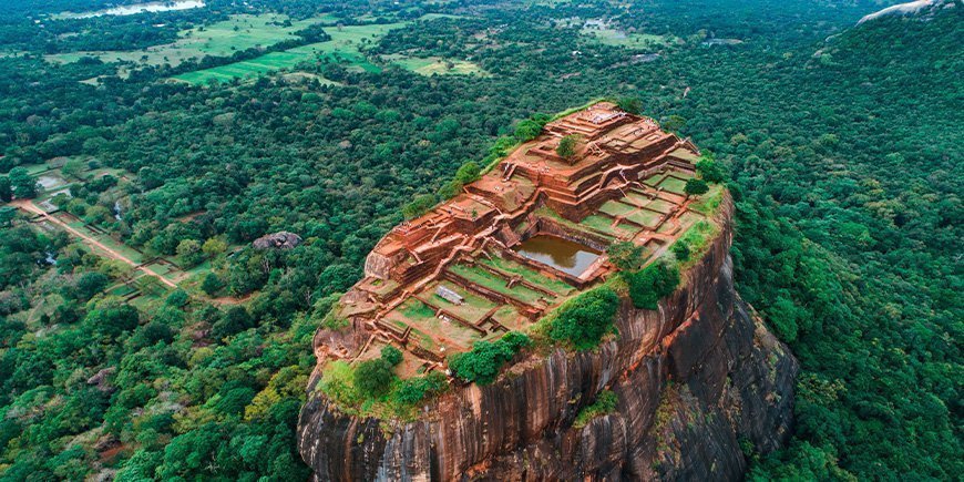 Sigiriya ja vehreä ympäristö