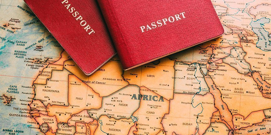 Afrikan kartoissa on kaksi passia