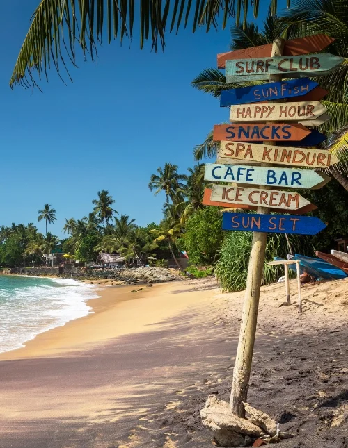 Sri Lankan rannat ja ripaus kulttuuria
