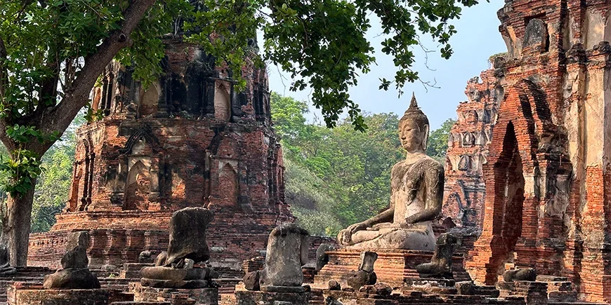 Temppeli Ayutthayassa, Thaimaassa