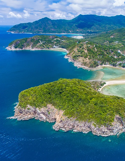 Saarihyppely Koh Samuilla & Koh Phanganilla