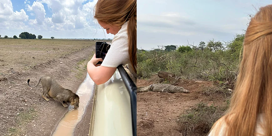 Isabella kokee Keniassa