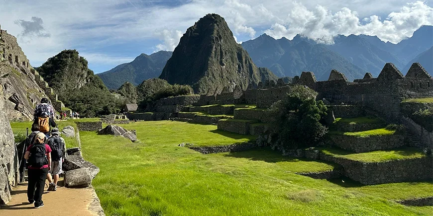 Vaellus Machu Picchun raunioilla