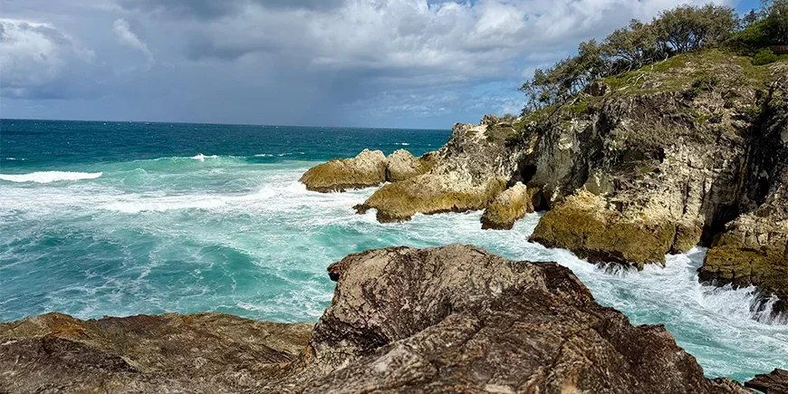 Upein näköala North Stradbroke Islandilla