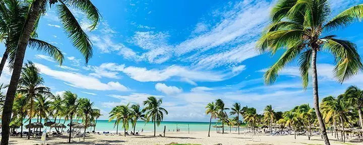 Varaderon hiekkaranta Kuubassa